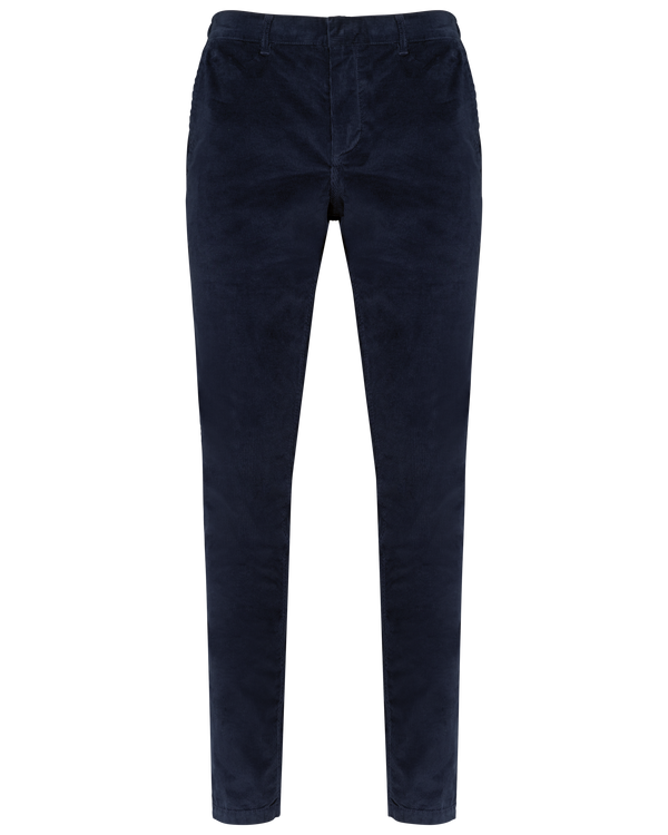Calças Eco-responsáveis em Bombazine de Homem-Azul Marinho-38 FR-RAG-Tailors-Fardas-e-Uniformes-Vestuario-Pro