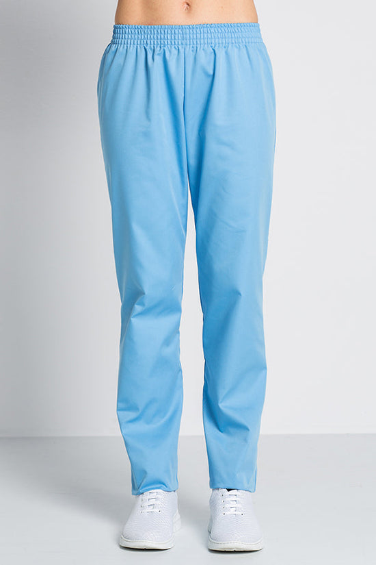 Calças Elvita Sarja Unissexo (Cores 1/2)-Azul Celeste-XS / (SP)-RAG-Tailors-Fardas-e-Uniformes-Vestuario-Pro