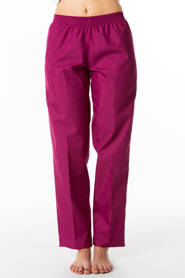 Calças Elvita Sarja Unissexo (Cores 1/2)-Violeta-XS / (SP)-RAG-Tailors-Fardas-e-Uniformes-Vestuario-Pro