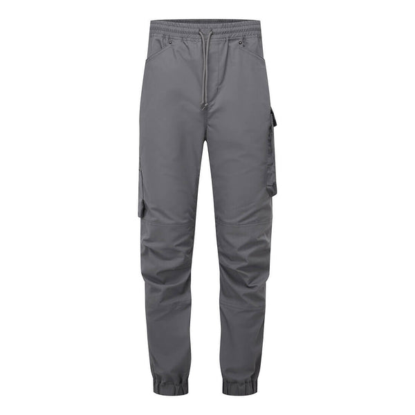 Calças Jogger Cargo-Cinza Claro-S-RAG-Tailors-Fardas-e-Uniformes-Vestuario-Pro