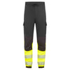 Calças Jogger Ignífugas e Antiestáticas PW3 Modaflame HVO Classe 1-Preto/amarelo-S-RAG-Tailors-Fardas-e-Uniformes-Vestuario-Pro