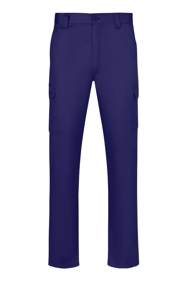 Calças Multibolsos Slim Fit READY-Azul Royal - 09-34-RAG-Tailors-Fardas-e-Uniformes-Vestuario-Pro
