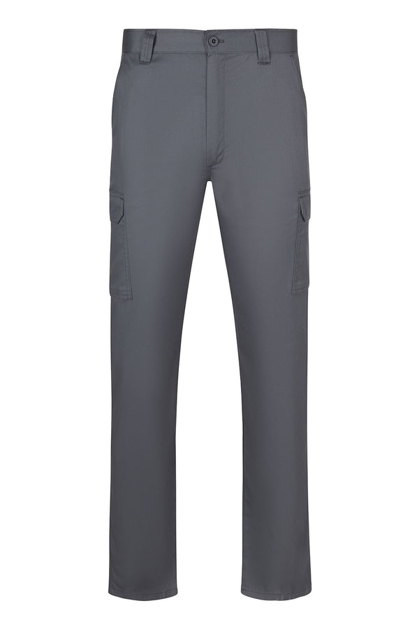 Calças Multibolsos Slim Fit READY-Cinza - 08-34-RAG-Tailors-Fardas-e-Uniformes-Vestuario-Pro