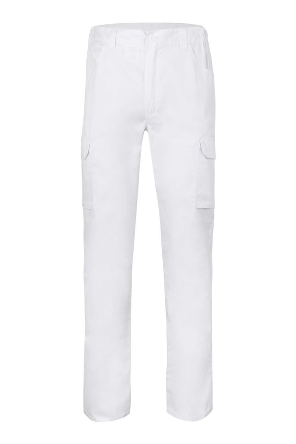 Calças Slim Multibolsos-Branco-34-RAG-Tailors-Fardas-e-Uniformes-Vestuario-Pro