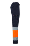 Calças Stretch Bicolor Multibolsos de Alta Visibilidade-RAG-Tailors-Fardas-e-Uniformes-Vestuario-Pro