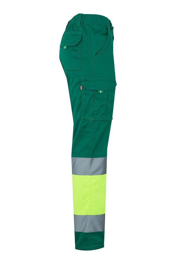Calças Stretch Bicolor Multibolsos de Alta Visibilidade-RAG-Tailors-Fardas-e-Uniformes-Vestuario-Pro