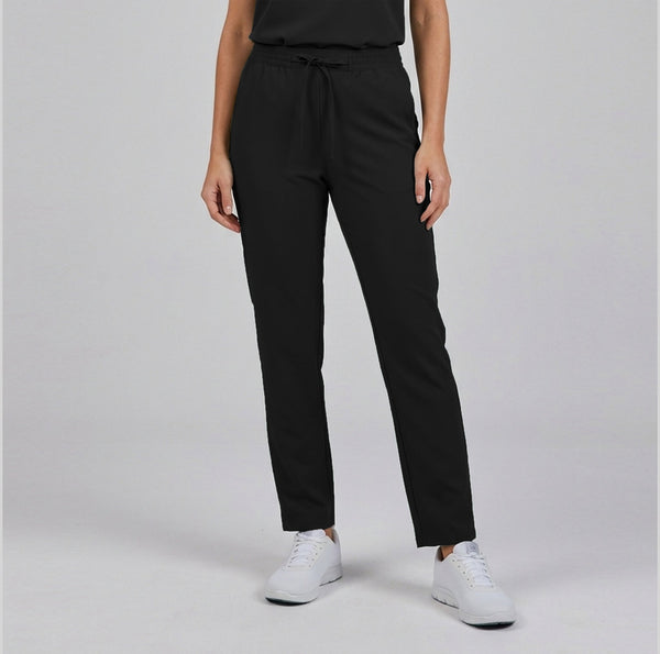 Calças Unisexo com Cordão e Elástico na Cintura-Negro-XS-RAG-Tailors-Fardas-e-Uniformes-Vestuario-Pro