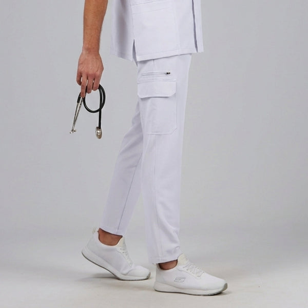 Calças Unissexo Cintura Ajustável e Bolsos Cargo-RAG-Tailors-Fardas-e-Uniformes-Vestuario-Pro