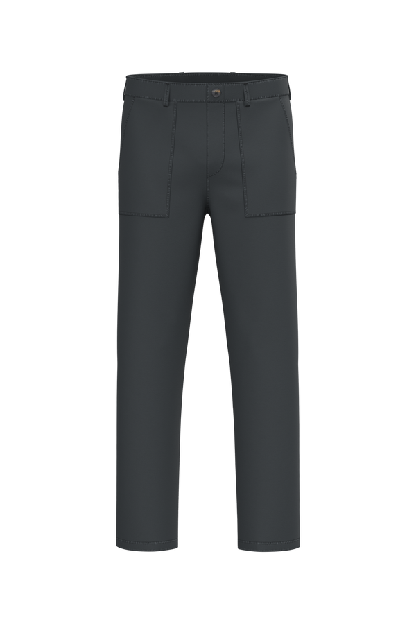 Calças Utility Eco-responsáveis com Aspeto Lavado Homem-Cinzento Carvão Lavado-36 FR-RAG-Tailors-Fardas-e-Uniformes-Vestuario-Pro