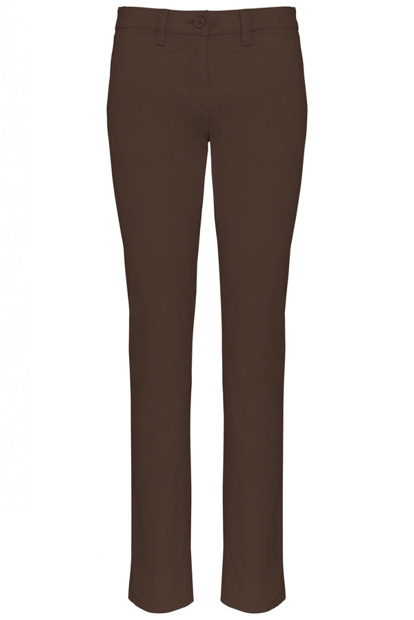 Calças chino de senhora Aveludadas-Chocolate-34 PT-RAG-Tailors-Fardas-e-Uniformes-Vestuario-Pro