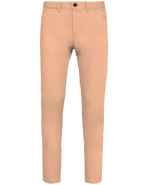 Calças chino eco-responsáveis para homem-Pastel Apricot-36 PT (36 FR)-RAG-Tailors-Fardas-e-Uniformes-Vestuario-Pro