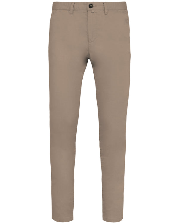 Calças chino eco-responsáveis para homem-Wet Sand-36 PT (36 FR)-RAG-Tailors-Fardas-e-Uniformes-Vestuario-Pro