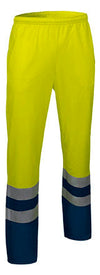 Fiore giallo/blu navy