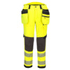 Calças de Alta Visibilidade Classe 2 EV4 Stretch com Coldre-Amarelo/Preto Curto-28-RAG-Tailors-Fardas-e-Uniformes-Vestuario-Pro