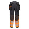 Calças de Alta Visibilidade DX4 Com Coldre Destacável Classe 1-Laranja/cinzento Metálico-28-RAG-Tailors-Fardas-e-Uniformes-Vestuario-Pro