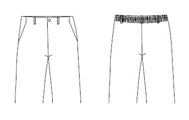 Calças de Cozinha Unissexo Vichy-RAG-Tailors-Fardas-e-Uniformes-Vestuario-Pro