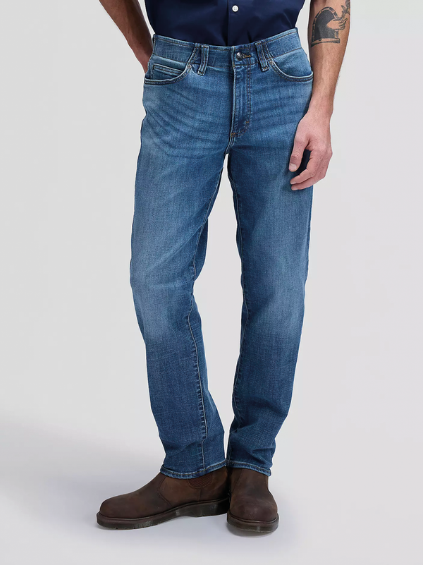 Calças de Ganga Extreme Motion Corte Slim Homem-Lenny-W29/L32-RAG-Tailors-Fardas-e-Uniformes-Vestuario-Pro