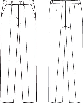 Calças de Senhora Cintura Elástica Taffora-RAG-Tailors-Fardas-e-Uniformes-Vestuario-Pro