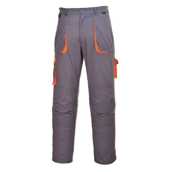 Calças de Trabalho Texo Algodão Rico Contrastadas-Cinzento-XS-RAG-Tailors-Fardas-e-Uniformes-Vestuario-Pro