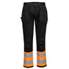 Calças de Trabalho WX2 Eco Alta Visibilidade com Bolsos Coldre Classe 1-Laranja/preto-28-RAG-Tailors-Fardas-e-Uniformes-Vestuario-Pro
