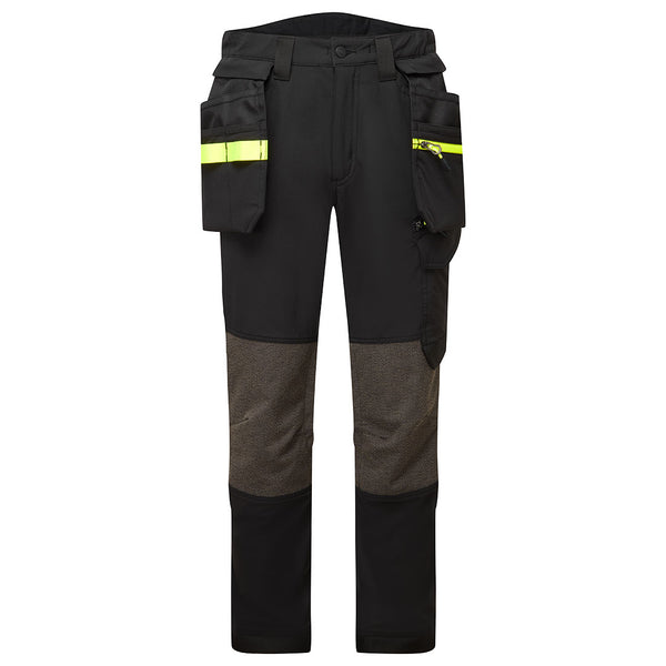 Calças de Trabalho com Coldre EV4 Stretch-Preto Curto-28-RAG-Tailors-Fardas-e-Uniformes-Vestuario-Pro