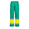 Calças de combate de dois tons leves Hi-Vis (Alta Visibilidade)-Amarelo/Azul-esverdeado-L-RAG-Tailors-Fardas-e-Uniformes-Vestuario-Pro