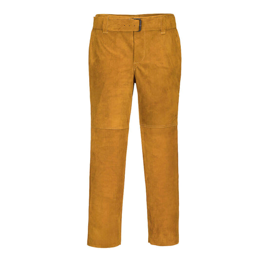 Calças de couro para soldadura-Bronzeado-L-RAG-Tailors-Fardas-e-Uniformes-Vestuario-Pro