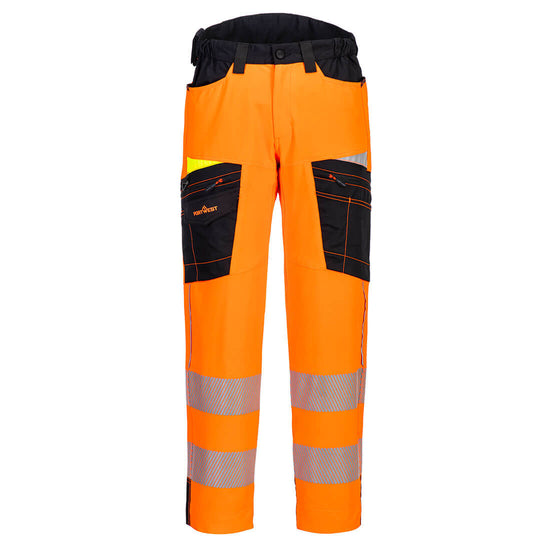 Calças de serviço DX4 Hi-Vis (Alta Visibilidade)-Laranja/Preto-UK28" DE44 FR36 EU42-RAG-Tailors-Fardas-e-Uniformes-Vestuario-Pro