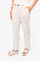Elegant and lightweight linen trousers for women