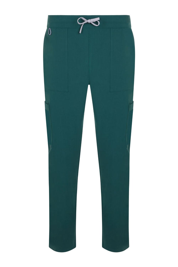 Calças estilo pijama PureStretch retas Unissexo Essential-Verde Selva - 40-XS-RAG-Tailors-Fardas-e-Uniformes-Vestuario-Pro