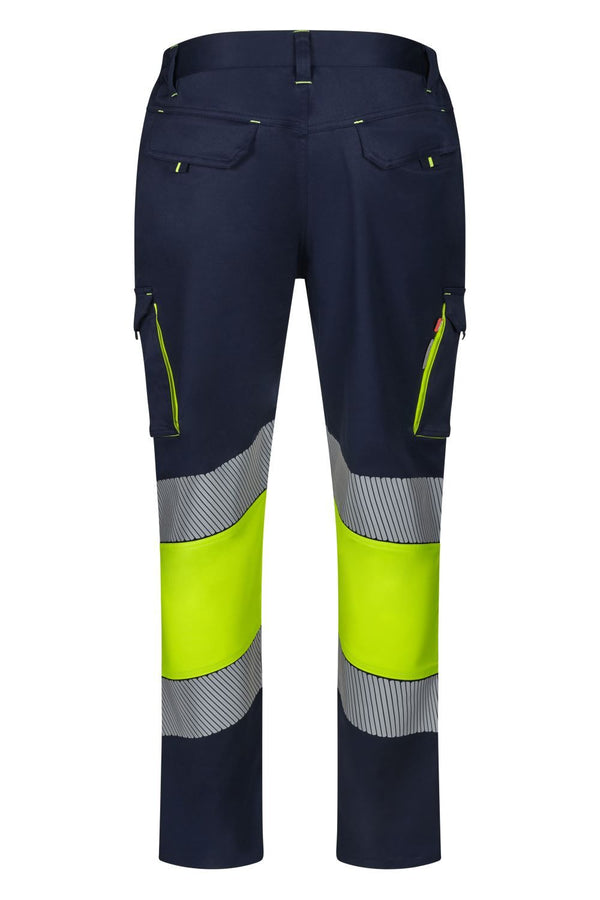 Calças stretch bicolor faixas refletoras segmentadas-RAG-Tailors-Fardas-e-Uniformes-Vestuario-Pro