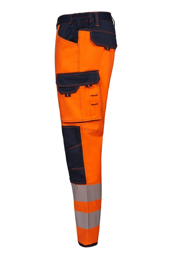 Calças stretch com joelheiras e faixas refletoras segmentadas-RAG-Tailors-Fardas-e-Uniformes-Vestuario-Pro