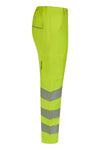Calças stretch recicladas de alta visibilidade com faixas segmentadas para mulher-RAG-Tailors-Fardas-e-Uniformes-Vestuario-Pro