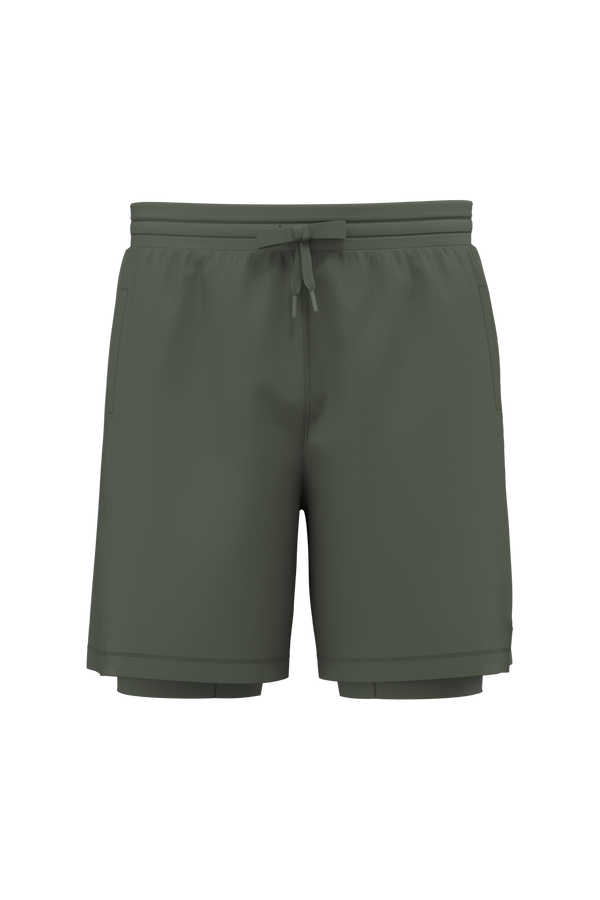 Calções 2 em 1 com Interior Integrado Homem-Cáqui Desportivo-XS-RAG-Tailors-Fardas-e-Uniformes-Vestuario-Pro