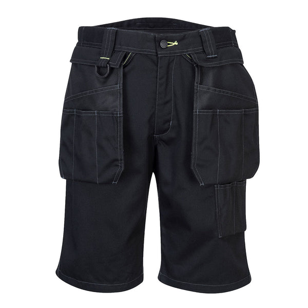Calções de trabalho PW3-Preto-UK28" DE44 FR36 EU42-RAG-Tailors-Fardas-e-Uniformes-Vestuario-Pro