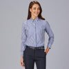 Camisa Annalisa para Mulheres - Slim Fit-RISCA AZUL AZUL-XS-RAG-Tailors-Fardas-e-Uniformes-Vestuario-Pro