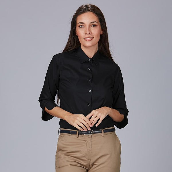 Camisa Beatrice de Senhora-Negro-XS-RAG-Tailors-Fardas-e-Uniformes-Vestuario-Pro