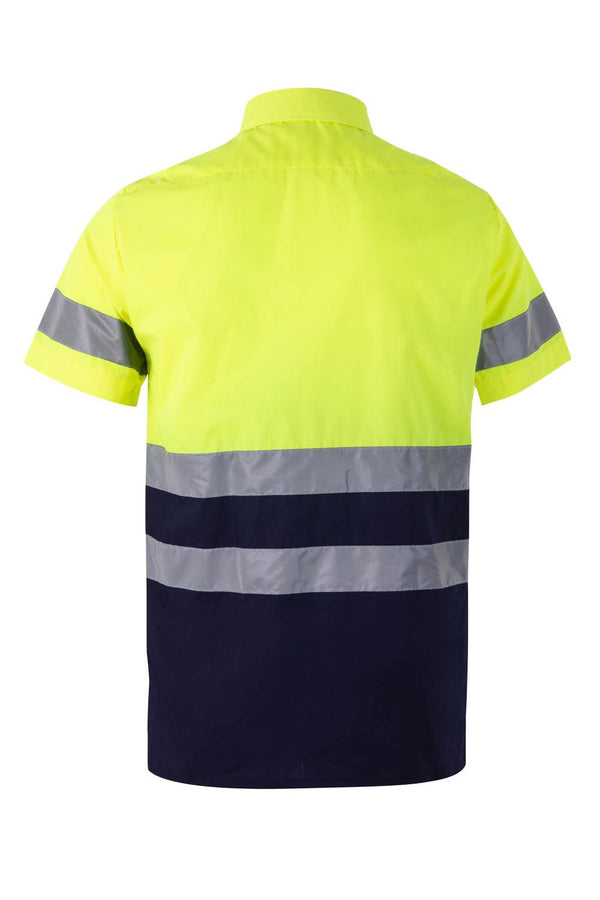 Camisa Bicolor de Manga Curta de Alta Visibilidade-RAG-Tailors-Fardas-e-Uniformes-Vestuario-Pro