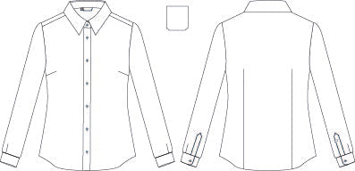 Camisa Clássica Senhora Lady-RAG-Tailors-Fardas-e-Uniformes-Vestuario-Pro