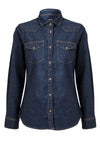 Camisa Demin Senhora Gracieira-Demin Azul-XS-RAG-Tailors-Fardas-e-Uniformes-Vestuario-Pro