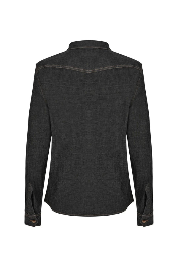 Camisa Demin Senhora Gracieira-RAG-Tailors-Fardas-e-Uniformes-Vestuario-Pro