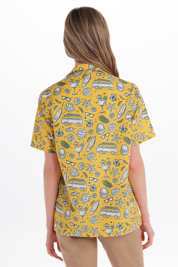 Camisa Estampada Cóctel Unissexo-RAG-Tailors-Fardas-e-Uniformes-Vestuario-Pro
