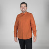 Camisa Homem Leonel-Laranja Torrado-38-RAG-Tailors-Fardas-e-Uniformes-Vestuario-Pro