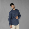 Camisa Homem Linho/Algodão Sea-Marinho-S-RAG-Tailors-Fardas-e-Uniformes-Vestuario-Pro
