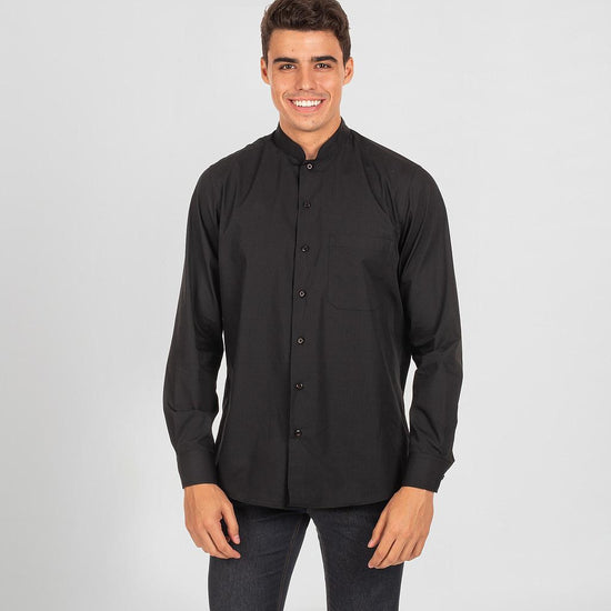Camisa Homem m/comprida BlueLine-Preto-XS-RAG-Tailors-Fardas-e-Uniformes-Vestuario-Pro