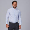Camisa Lorenzo Slim Fit de Homem para Restauração-RAYA CELESTE-XS/36-RAG-Tailors-Fardas-e-Uniformes-Vestuario-Pro