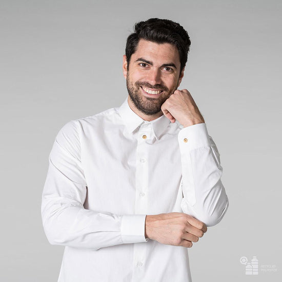 Camisa Masculina Nature Eliseo-Branco-S-RAG-Tailors-Fardas-e-Uniformes-Vestuario-Pro