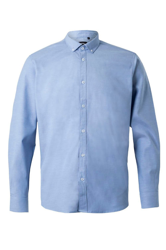 Camisa Oxford Homem Mérida-Azul Celeste-S-RAG-Tailors-Fardas-e-Uniformes-Vestuario-Pro
