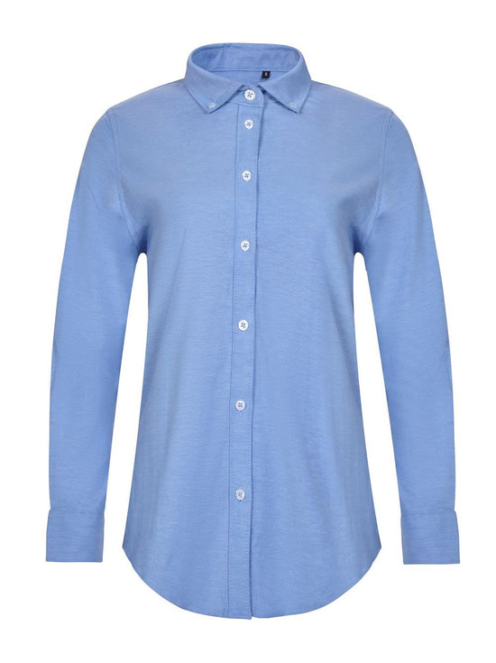 Camisa Oxford Senhora Mérida-Azul Celeste-XS-RAG-Tailors-Fardas-e-Uniformes-Vestuario-Pro