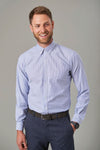 Camisa Oxford Stretch Lawrence-Navy Strp.-36-RAG-Tailors-Fardas-e-Uniformes-Vestuario-Pro